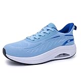 IIV Womens Walking Shoes with Arch Support, Athletic Workout Orthotic Tennis Sneakers for Plantar Fasciitis Blue US 7.5