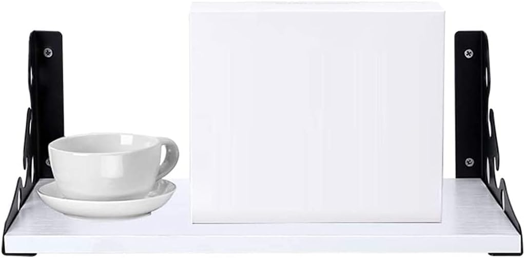 Zanotva 2pcs Shelf Brackets, Creative Wall Floating Metal Iron Triangle Shelf Brackets, Wall Mounted Floral Shelf Brackets(150x150mm/5.9x5.9in)