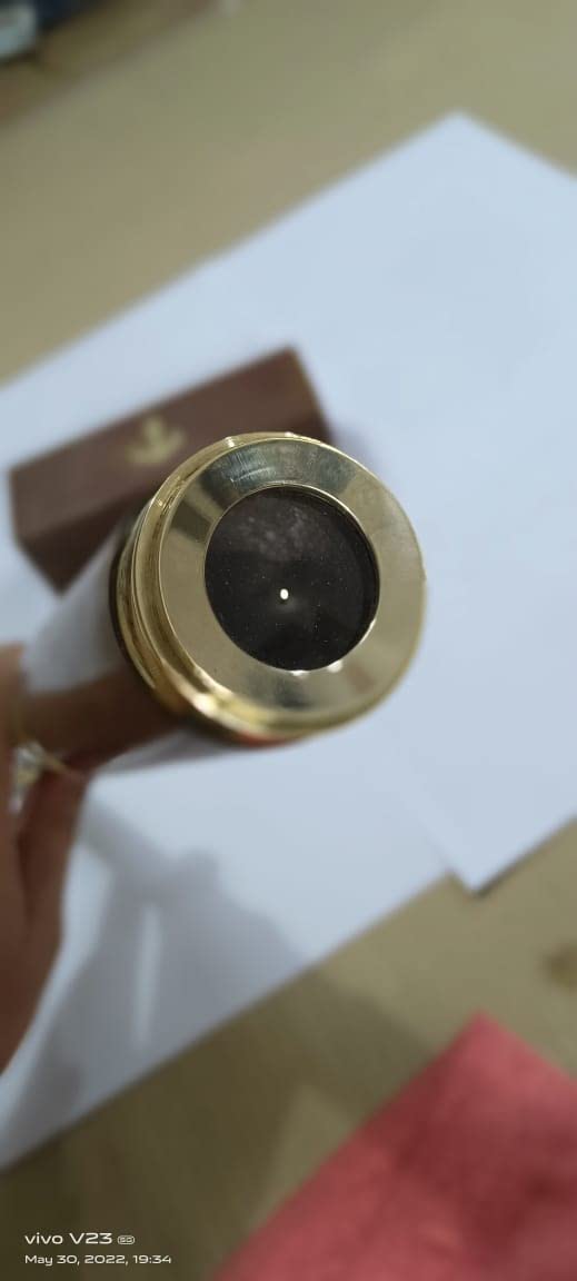 Spyglass Wooden Pipe Brass Collapsible Hand Telescope with Wooden Box Small Vintage Pirate Decor Brass Decorative Telescope 16'' - Antique Collectibles