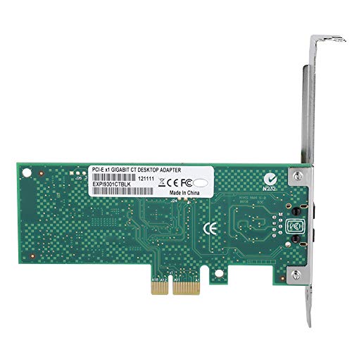 Tarjeta de red PCI-e Gigabit Bewinner de 1000Mbps con chip Intel 82574L y luces LED para servidor 7