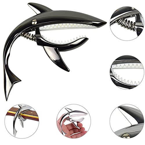 GERUI Zinc Alloy Capo for Acoustic and Electric Guitars Ukulele 6+12 Strings with Good Grip Feel, No Fret Buzz and Durable - Image 3