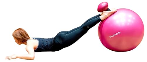 ビーバルーン|突起のついたバランスボール 簡単 運動 エクササイズ おうち時間【日テレ7公式】 (プラム) 9枚目