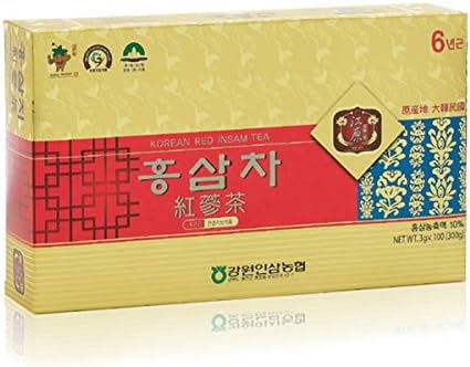 [Gangwoninsam] Korean Red Ginseng Tea (3g x 100 packets) – 6 Year...