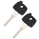 LT Easiyl 2 Stück Ungeschliffene Autoschlüsselrohlinge Kompatibel mit Mercedes-Benz W114 W115 R107 W460 W461 SL Und G