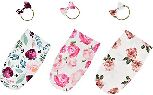 Image of Baby Swaddle and hat Set (Cocoon & Headband Set)