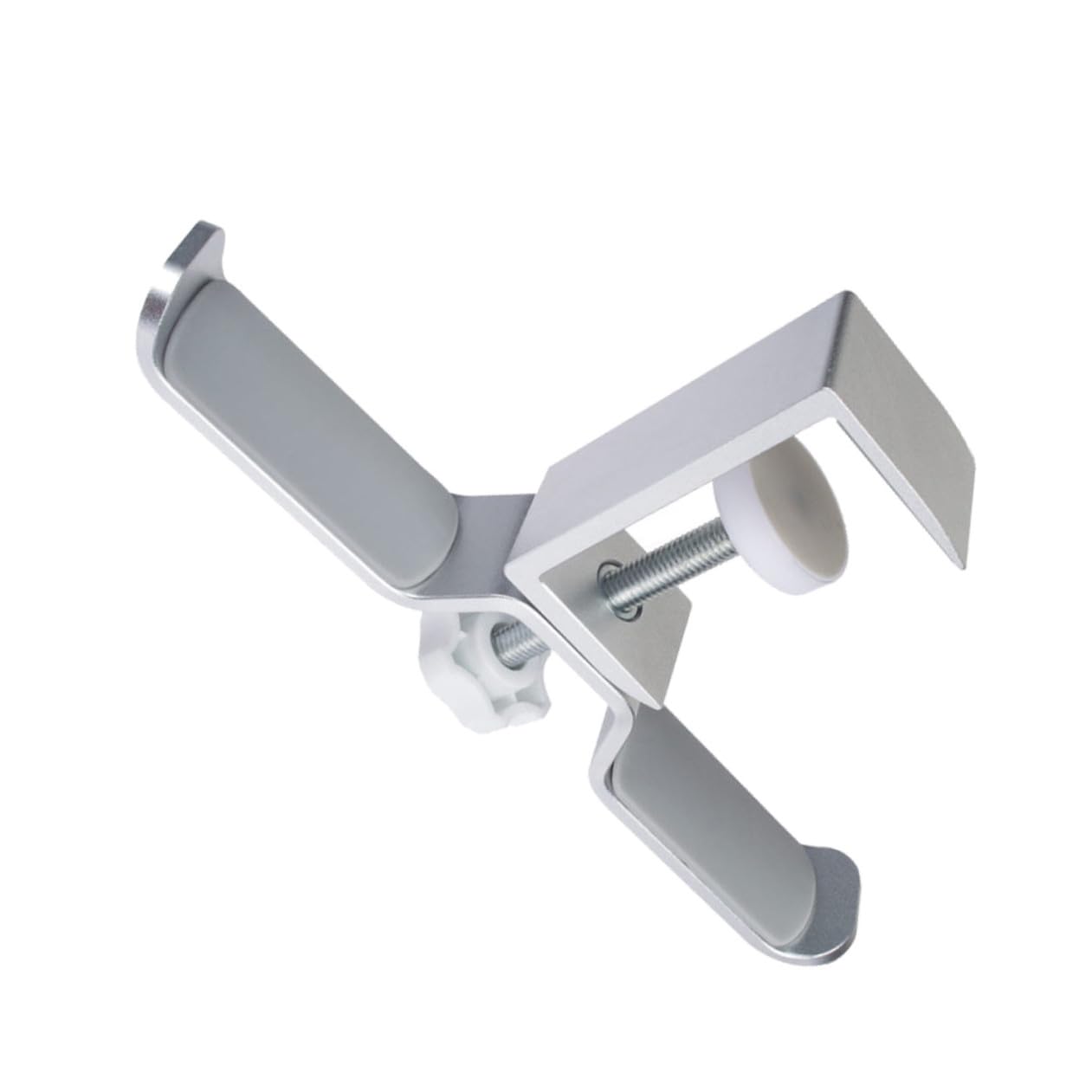 Soporte de Instalar de Aluminio Auriculares Aleación Plata de Colgador de Fácil Almacenamiento de Cascos en para Oficina y Hogar