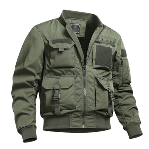 Air Force Pilot Jacket Military Flight Tactical Bomber...