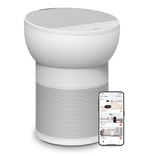 TCL Breeva A2 Smart Air Purifier with 4-Stage Clean, True HEPA (H13), Removes 99.97% of Dust/Bacteria/Odors & More, App…
