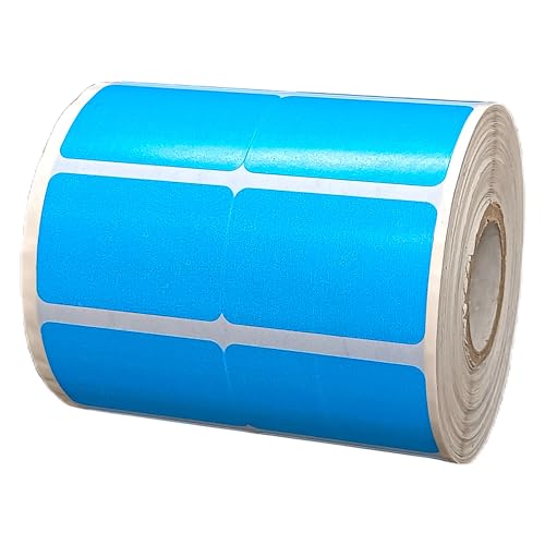 Image of 38 X 25 Self Adhesive Label (Blue) (Set of 50)