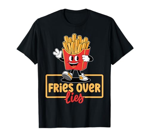 Divertido diseño de papas fritas para hombres y mujeres amantes de las papas fritas Camiseta