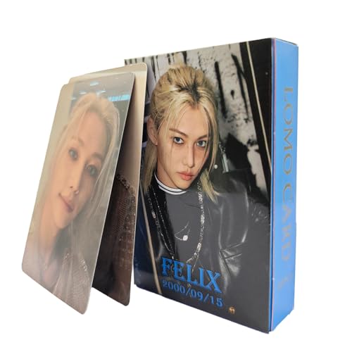 FYFLYMT Stray Kids Photocards,55 Stück Stray Kids Kpop Fotokarten,Skz Lomo Karten,Skzoo Album Photocards für Fans Kpop Sammlerkarte,Skz Merch Geschenk (Lee Yong-bok)