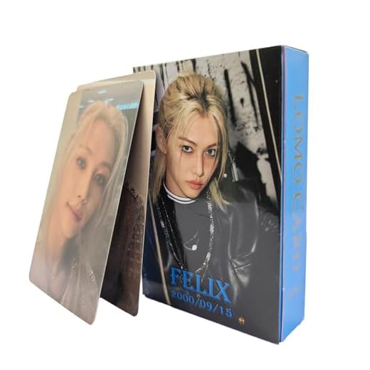 Stry Kids Photocards,55 Stück Stry Kids Fotokarten,Skz Lomo Karten,Skz Album Photocards für Fans Sammlerkarte,Skz Merch Geschenk (Lee Yong-bok)