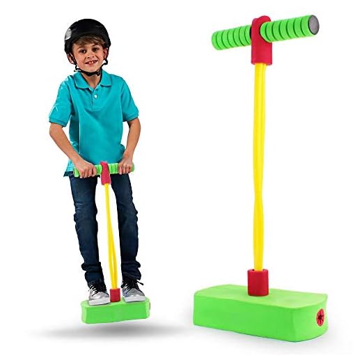 Boley Pogo Jumper - Foam and Rubber Pogo Stick for Kids and Adults - Durable, Lightweight, and Easy to Store for Indoor and Outdoor Use