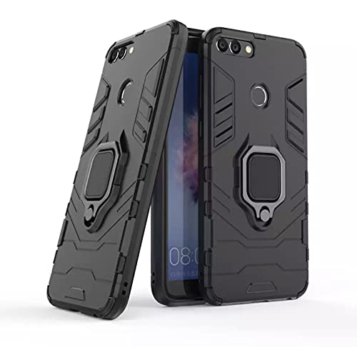 Armor Shockproof Soft TPU and Hard PC Back Cover Case with Ring Holder for Huawei Y7 2018 / Y7 Prime 2018 – Armor Black Armor Shockproof Soft TPU and Hard PC Back Cover Case with Ring Holder for Huawei Y7 2018 / Y7 Prime 2018 – Armor Black