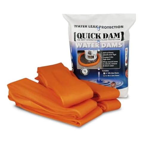 Quick Dam WUB24-5 Indoor Water Dams, Orange, 5 Cover