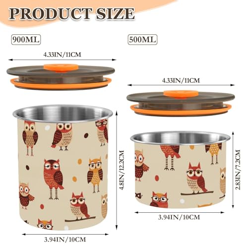 Contenedor Hermético de Acero Inoxidable DOMIKING 900ml miniatura 2