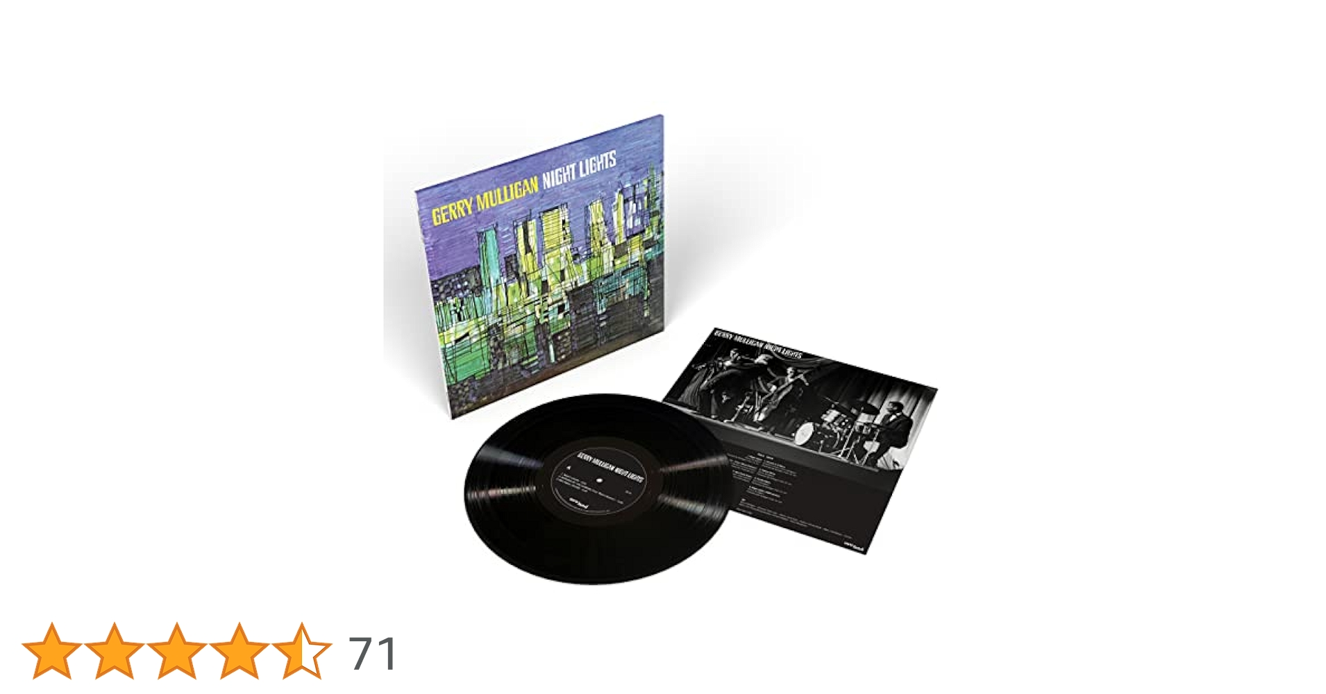 NIGHT LIGHTS / ジェリー・マリガン　レコード　帯付き GERRY MULLIGAN / Night Lights (LP) / Philips | WAXPEND RECORDS
