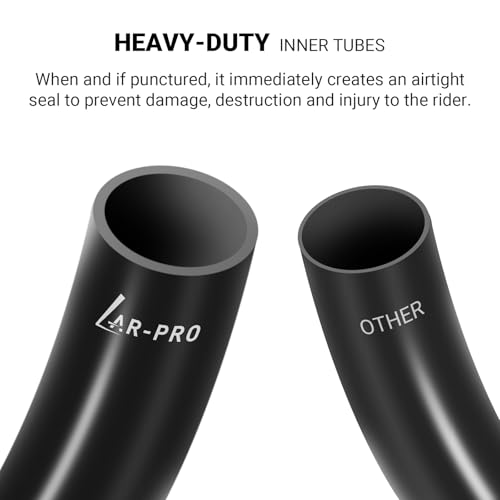 Image of (2 Pack) AR-PRO Scooter Replacement Inner Tubes - 12.5 inch x 2.25 inch Inner Tubes with Angled Valve | Compatible with Razor Pocket Mod Bella Chrissy Hannah Montana Electric Scooters