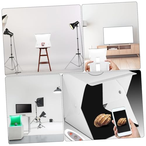 Mini cube d'éclairage photo 40cm pliable avec studio LED portable - 5