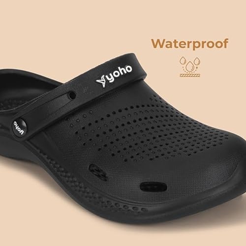 Image of YOHO Classic Clogs for Men | Cushioned Footwear | Lightweight | Waterproof l Stylish