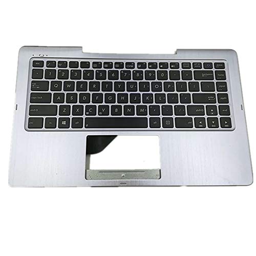 Coque supérieure avec clavier ASUS T300FA finition argent US