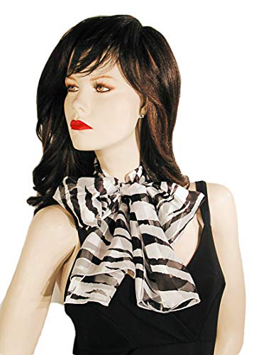 Animal Print Long Silky Satin Chiffon Neck Scarves, Several Styles2