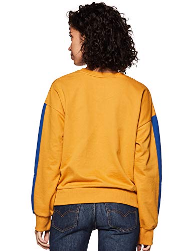 Image of Amazon Brand - Symbol Women Cotton Blend Round Neck Sweatshirt