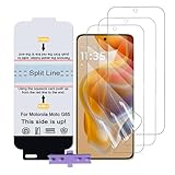 SLBESTLUC 3 Pezzi Protettore Schermo Telefono per Motorola Moto G85, TPU Pellicola Protettiva Smartphone, HD Trasparente Film Hydrogel Flessibile, Senza Bolle(Non Vetro Temperato)