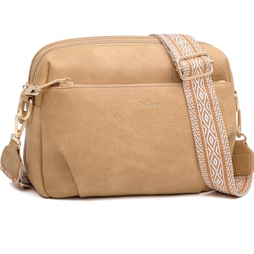 Image of Crossbody Bag for Women Vegan Leather Handbag Purse Anti Theft RFID