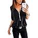 camisa-de-blusa-para-mujer-media-manga-tops-camisa-elegante-camiseta-con-cremallera-cuello-en-v-con-cremallera-bk-xl