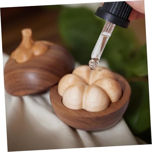 Difusor aromático eléctrico de madera KOMBIUDA diseño mangostán miniatura 3