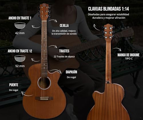 De Cuerdas, Musical Instruments guitarra electroacustica babilon Marca BAMBOO (3)