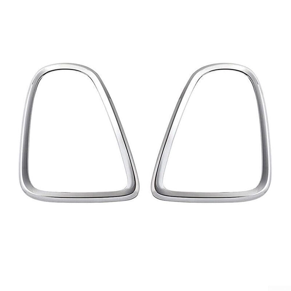 Kit di finiture per fanali posteriori, finitura argento, per Mini Cooper R56 R57 R58 R59 2007-14, 2 pezzi per installazione a copertura completa