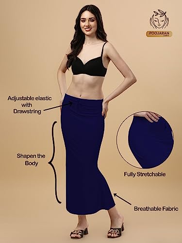 Image of Patticoat Shapewear for Women Combo, Fishcut Flare Patticoat, Shapewear for Under Saree Combo, Underskirt for Saree, Saree Shaper Pack of 3
