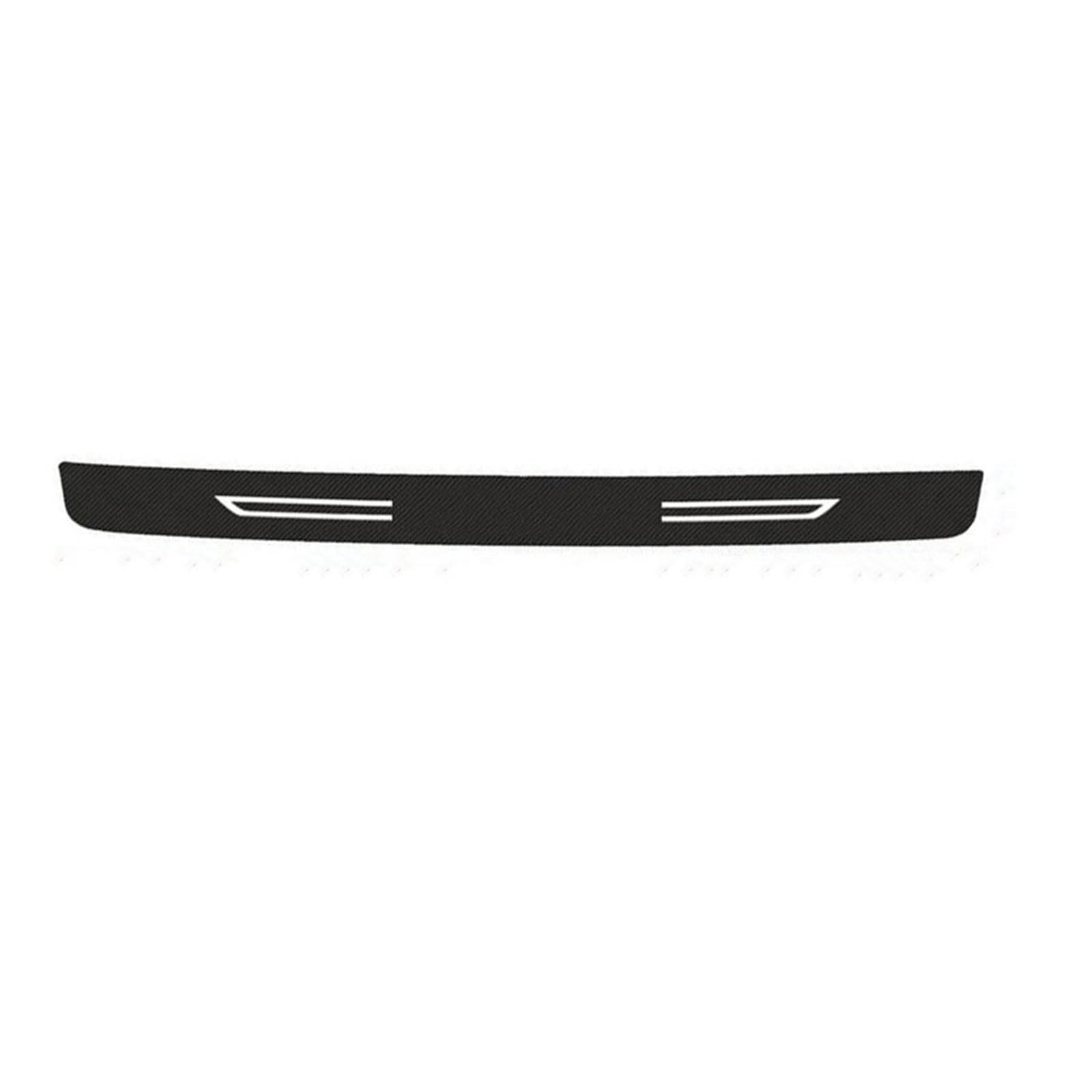 Autocollant de seuil de coffre pour Volvo V70 protection pare-chocs arrière noir en fibre carbone