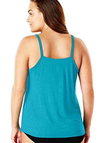 Comfort Choice Women's Plus Size Modal Cami Full Slip - 18/20, Nude Beige #TOP2