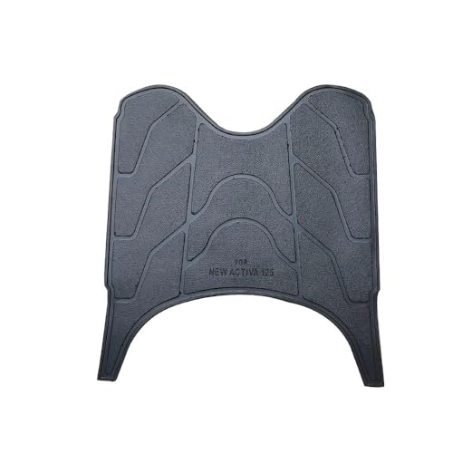 Image of Activa 125 Foot Mat Scooter Activa 125 Foot Mat Washable Foot / / Floor Mat Compatible with Activa 125 BS6 Scooty (PVC Rubber, Black)
