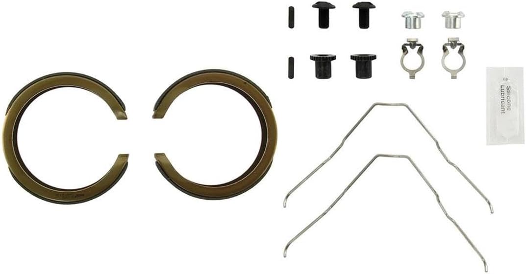 Parking Brake Shoe - 2x Rear Emergency Brake Shoes Parking Brake Hardware Kit Compatible with Pontiac Grand Prix Compatible with Regal Compatible with Intrigue 1998
