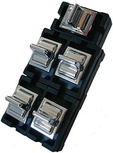 SWITCHDOCTOR Window Master Switch for 1973 Ford Mustang (73 Drivers Side, Button, Panel, Door, Lock)