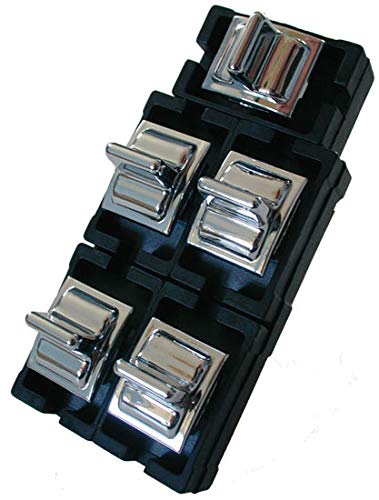 SWITCHDOCTOR Window Master Switch for 1973 Ford Mustang (73 Drivers Side, Button, Panel, Door, Lock)