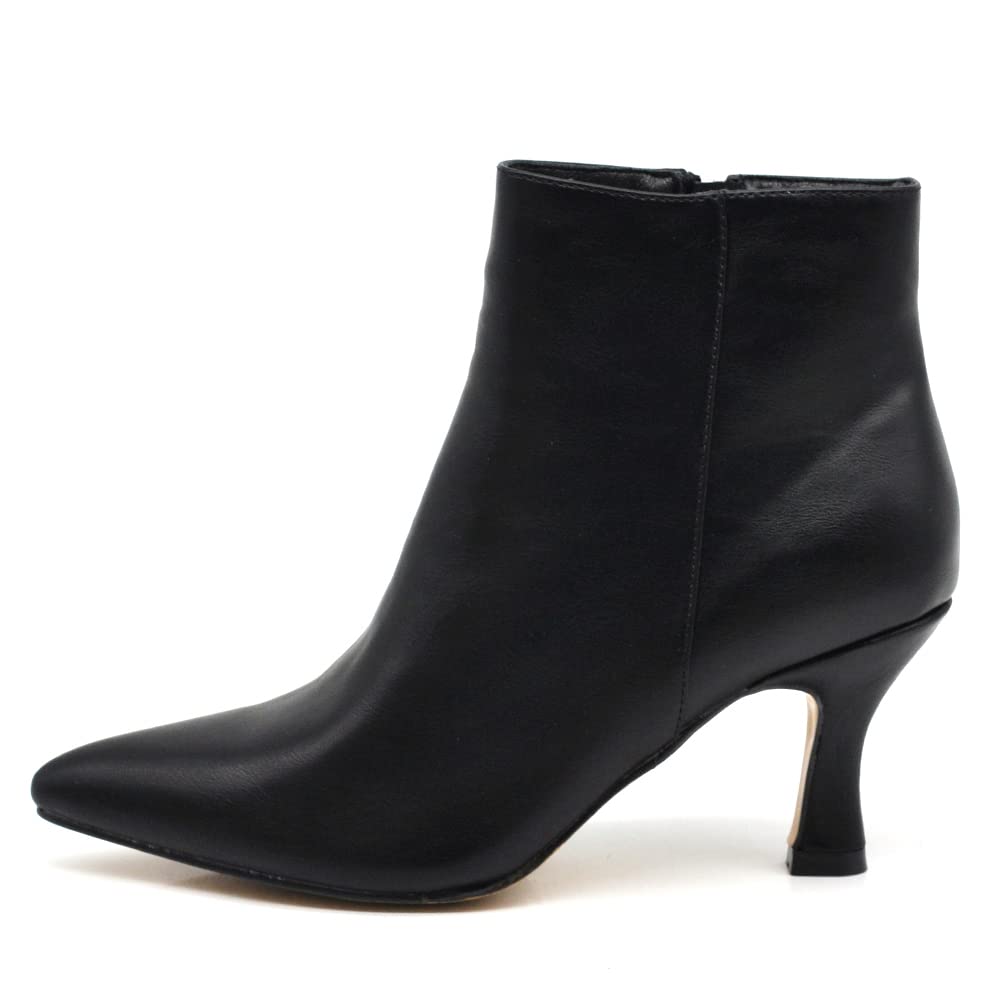 IF Fashion Botines Botas de Punta Zapatos de Mujer con Tacón MP413