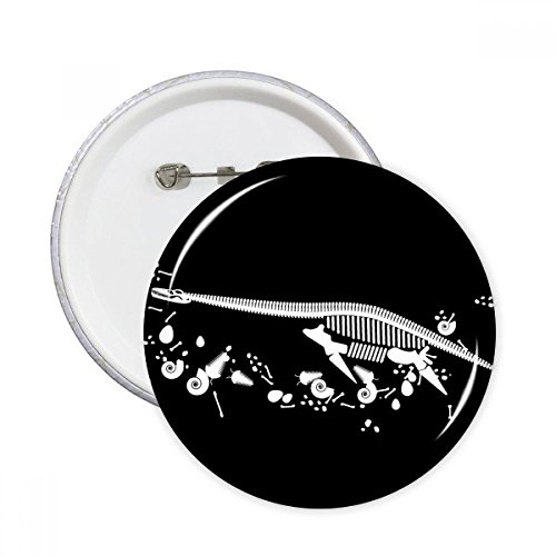 Pins dinosaure os d'os pour masquer un accroc sur un vêtement avec ce badge décoration L