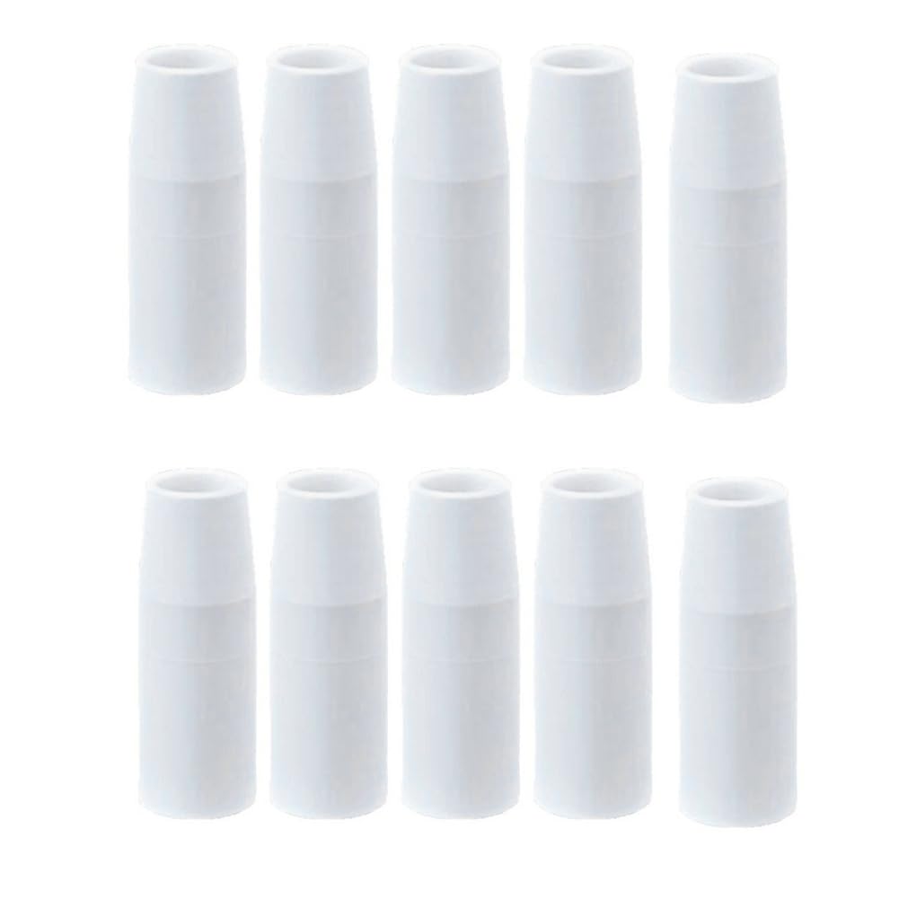 Jnchdghwa for Welded Torch Compatible 10PCS MB15AK Protection Nozzle MB-15Ak 14Ak MIG/Ceramic Nozzle Euro Style Shield Cup