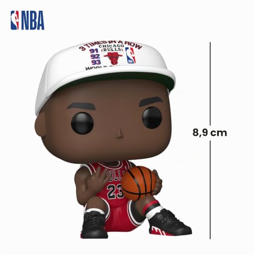 NBA Legends Figurine POP! Chicago Bulls: Michael Jordan 3 Times in a Row 9 cm - vue 8