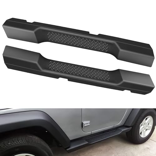 Estribos 6 pulgadas Jeep Wrangler JK 2 puertas 2007-2018 negro