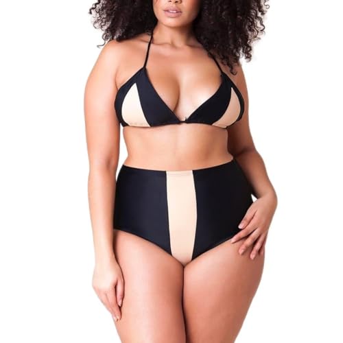 Maillot de bain grande taille pour vos journées de plage et spa en noir floral