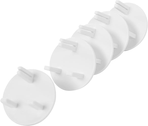 Norjews 20 Pack Plug Socket Covers UK, Child Safety Plug Socket Sovers Baby UK, Socket Protectors for Sockets UK - White - 1