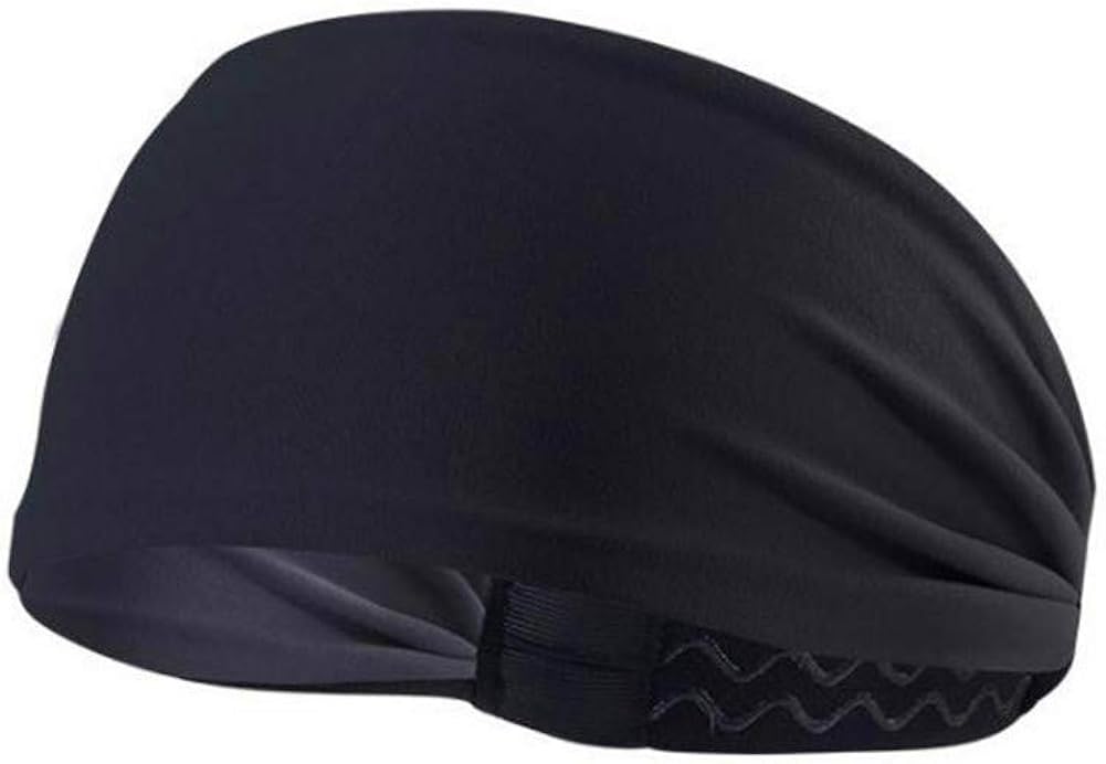 Running Headband Solid Color Sweatband Moisture Wicking Sport Headband