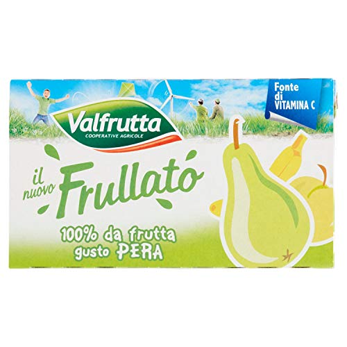 Valfrutta Frullato Gusto Pera, Confezione da 3 x 125ml