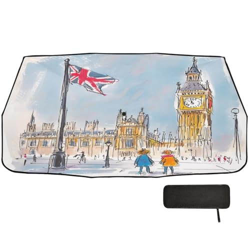 Parasol pliable pour pare-brise de voiture contre la chaleur estivale